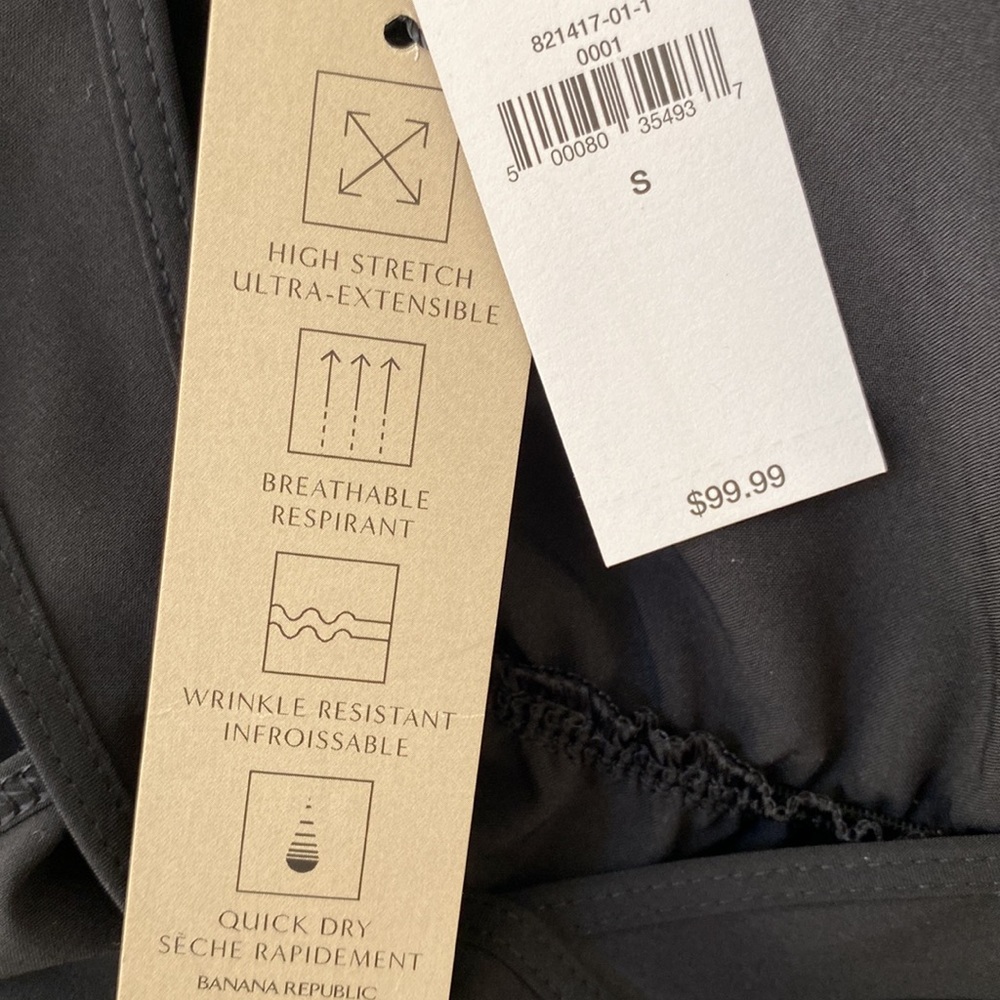 NWT Banana Republic Stretch Active Midi Dress - Picture 6 of 8